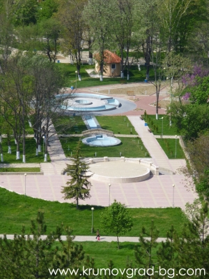 Фонтани в парка в Крумовград